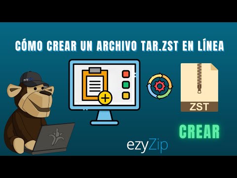 Cómo crear archivos TAR.ZST en línea