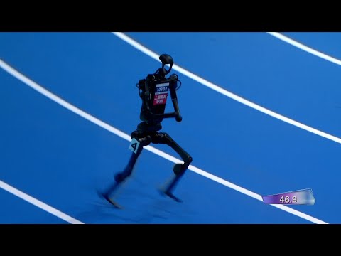 Robot athlete completes 400 meters in just 83 seconds
