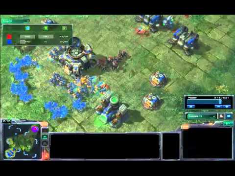 SC2 ZvT Roach Rush All In