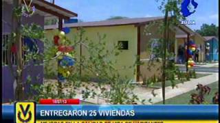 En el estado Zulia realizaron entrega de 25 viviendas