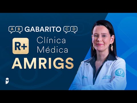 Gabarito R+ Clínica Médica AMRIGS Residência Médica 2024/25 - Correção de Prova ao Vivo