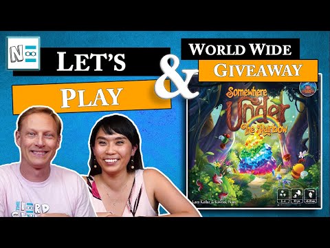 SOMEWHERE UNDER THE RAINBOW - How to Play & Board Game Playthrough  - LET'S PLAY