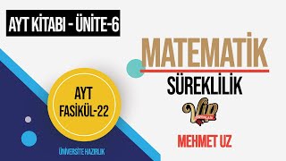 VİP YAYINLARI SÜREKLİLİK / AYT KİTABI / FASİKÜL-22