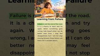 Learning from Failure 🌱 | Easy English Reading Practice #Shorts