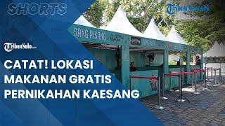 Catat! Ini Titik Lokasi Booth Makanan Gratis Pernikahan Kaesang: Beda Lokasi Beda Jenis Makanan