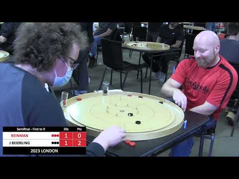 2023 London Crokinole - Reinman v J Beierling - Semifinal