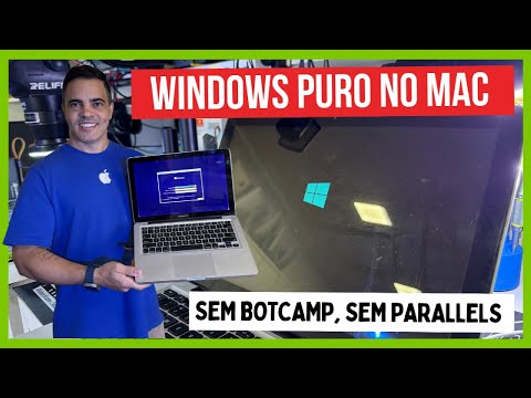 Windows Puro no Mac em 10 minutos, aprenda a instalar Windows sem Parallels, sem BootCamp.