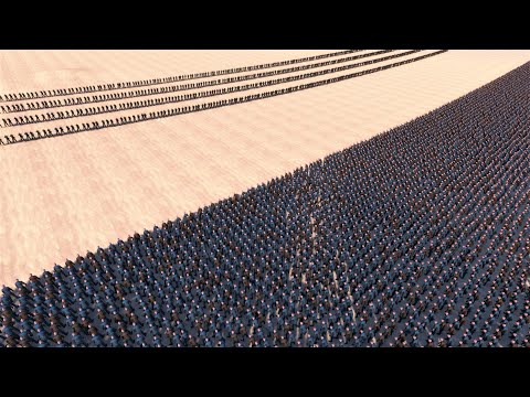 4 LINES OF MODERN SOLDIERS Vs MASSIVE ZOMBIE HORDE - Ultimate Epic Battle Simulator