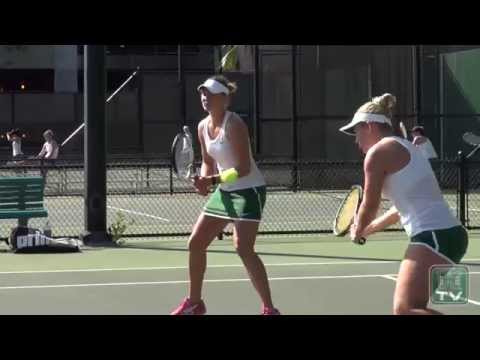 Hawaii Women's Tennis vs Grand Canyon Highlights 2-26-15