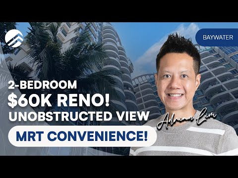 Baywater : 2-BR with Unblocked Views in District 16 | $1.3M | 1,033 sqft | Home Tour | Adrian Lim