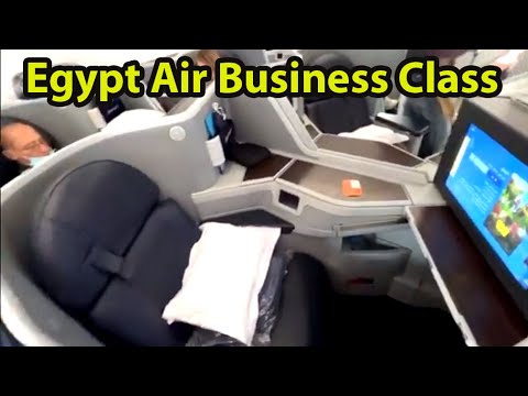 Classe Executiva da Egypt Air de Toronto para Cairo