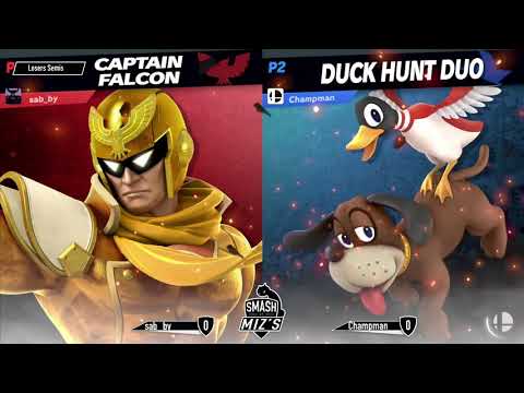 Smash @ Miz's WiFi 27 - sab_by (Captain Falcon) vs. Champman (Duck Hunt) Losers Semis