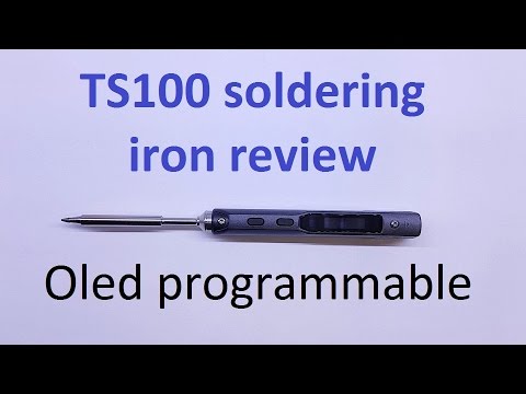 ts100 soldering iron review Cheap OLED programmable soldering iron