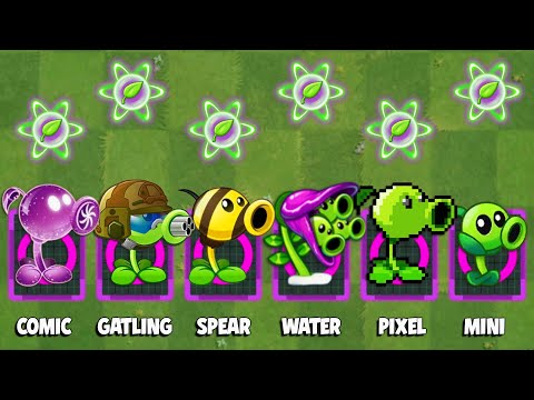 PvZ2 - All PEA Plants (Old, New & Mod) at Level 1 Battlez – Which One is the Best?