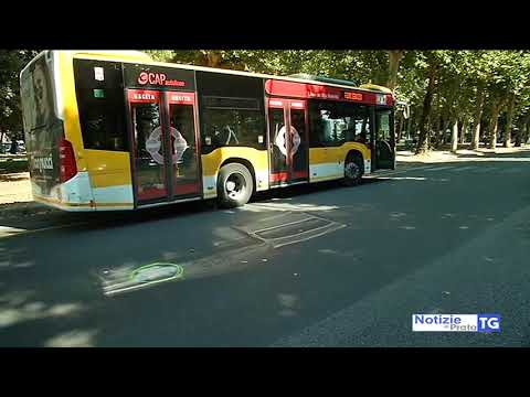 2018-08-03 PRATO - 71ENNE MUORE TRAVOLTO DA UN BUS MENTRE ATTRAVERSA