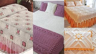 CROCHET: Crochet & knitting bedsheet/ Luxuriou