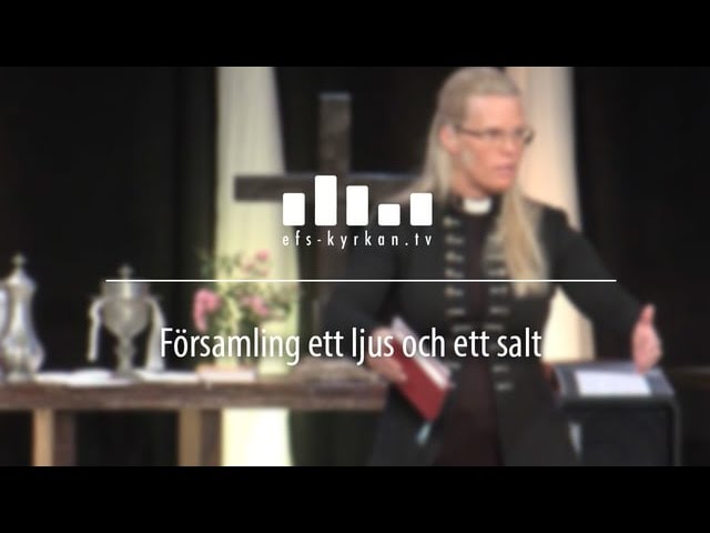 Församling ett ljus och ett salt