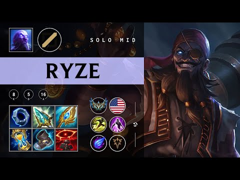 Ryze Mid vs Cassiopeia - NA Challenger Patch 25.24