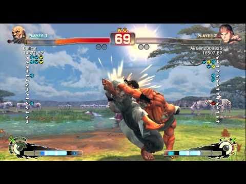 Bullcat [Gouken] vs Air [Ryu] SSF4 Japanese Online Ranked Matches - TRUE-HD