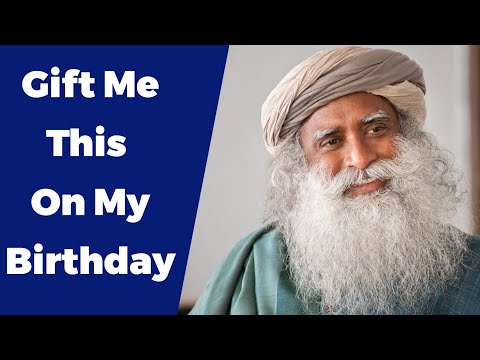 Best Birthday Gift To Give Sadhguru!