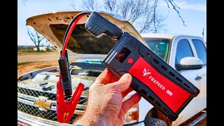 🔥 2020 Review! Foxpeed Portable Emergency Car Booster Jump Starter 🔋🚗