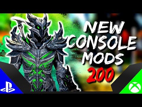 Skyrim Special Edition: ▶️5 BRAND NEW CONSOLE MODS◀️ #200 (PS4/XB1/PC)
