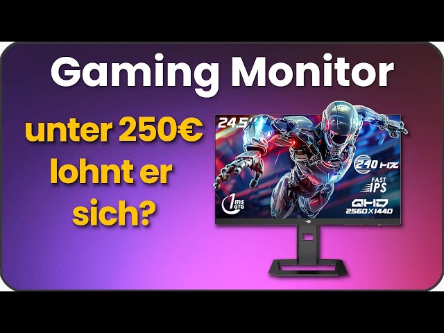 Vídeo relacionado con TITAN ARMY 240Hz 1440P Gaming Monitor 24,5 Pulgadas, QHD 2560 x 1440, Fast IPS 1ms GTG, Adaptive Sync Monitor, HDR500, 123% sRGB, Soporte ajustable, 100*100 VESA, HDMI 2.0 DisplayPort 1.4 P2510S PLUS