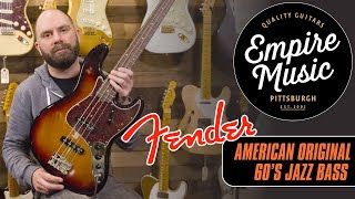 Video thumbnail for Fender American Original 60's Jazz Bass - EMPIRE MUSIC by Empire Music