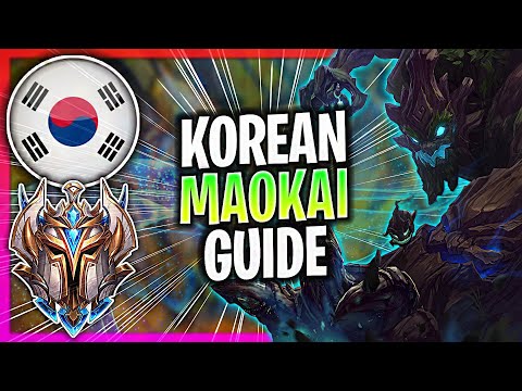 WHEN A KOREAN CHALLENGER PLAYS MAOKAI JUNGLE! | CHALLENGER MAOKAI GUIDE