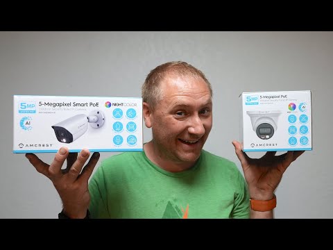 Amcrest 5MP Smart PoE Security Camera Unboxing & Setup