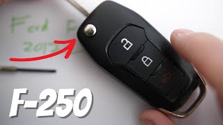 Ford F-250 Remote Key Fob Battery Replacement 2018 2019