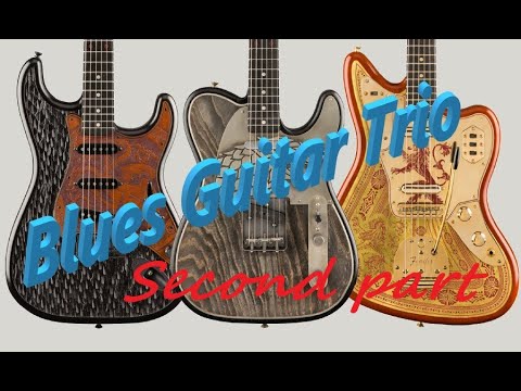 F.J.F. Song for Pablo Live || Blues Guitar Trio || Frankie J. featuring _ Alx. Ricci and Joe Galullo