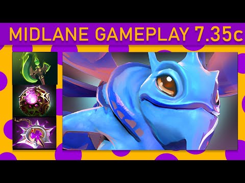 ⭐ New Patch 7.35c bzm Puck 20+ Kills! Mid Gameplay - Dota 2 Top MMR