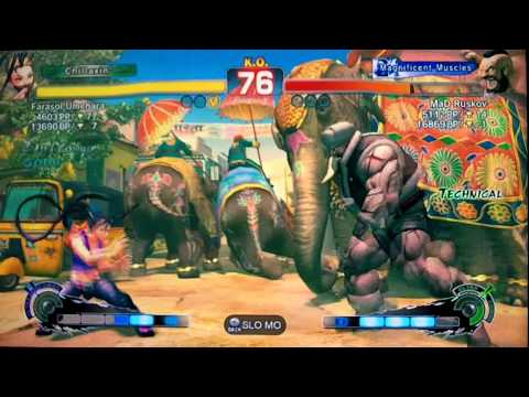 SSF4 AE Farasol Umehara (Ibuki) vs MaD Ruskov (Zangief)