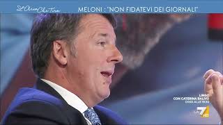 Governo, la 'consulenza' di Matteo Renzi: Meloni dovrà tenersi buoni Salvini e Berlusconi, ...