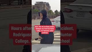 NYC professor Shellyne Rodriguez under investigation after chasing Post reporter w/ machete #shorts