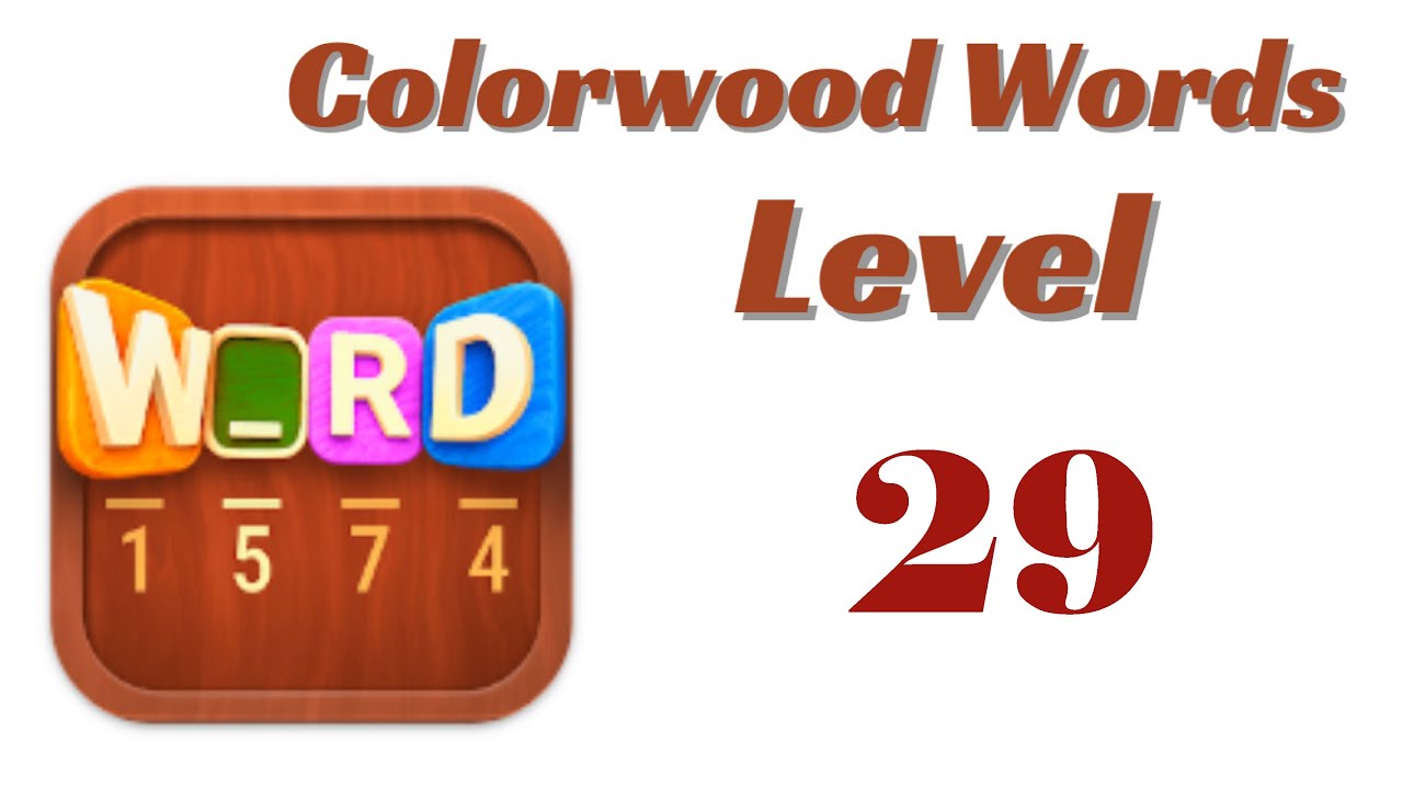 Colorwood Words level 29