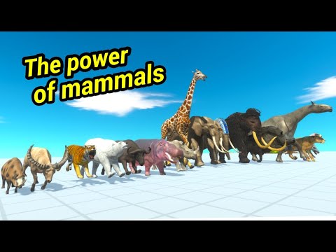 Prehistoric & modern mammals vs factions animal revolt battle simulator