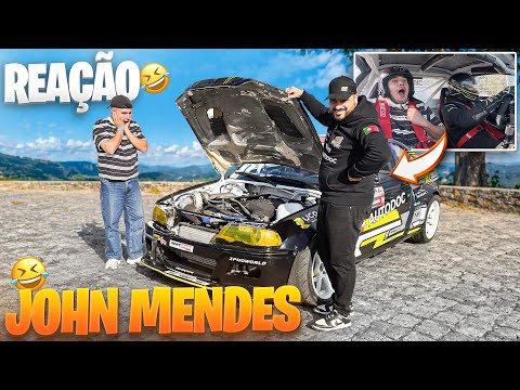 REAÇÃO DO JOHN MENDES NO CARRO DE DRIFT !!!