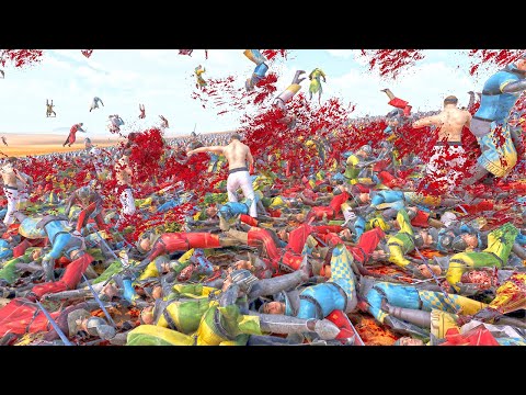 UESB 2 !! CAN 100 Chunk Norris vs 200.000 Footman|  Ultimate Epic Battle Simulator 2 | TABS
