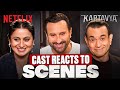Saif Ali Khan Rasika Dugal Manish Chaudhary REACT To Scenes In Kartavya Netflix India