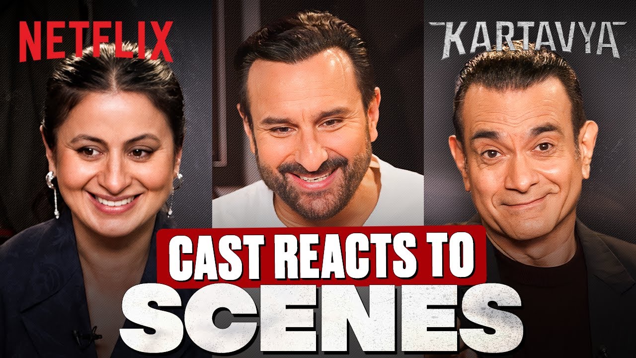 Saif Ali Khan, Rasika Dugal & Manish Chaudhary REACT To Scenes In Kartavya 🤯🔥 | Netflix India