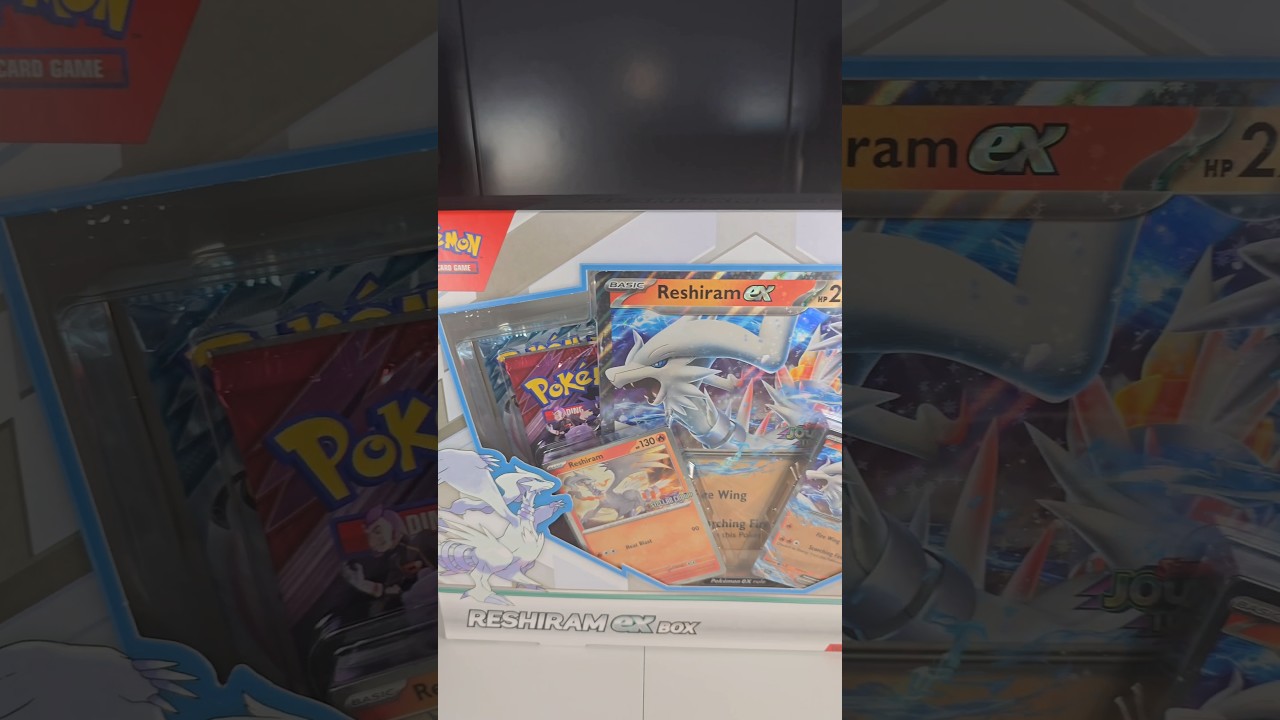 Reshiram ex Box Opening!! #pokemon #collectingpokemoncards #destinedrivals #journeytogether