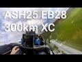 Ash25 eb28 300km XC flight from the London ...