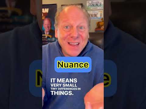 How do you say Nuance?