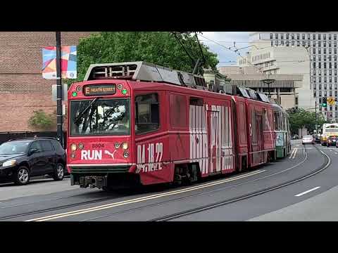 Boston  Ashmont-Mattapan  PCC Line, & Green Line Heath Route. August 2022