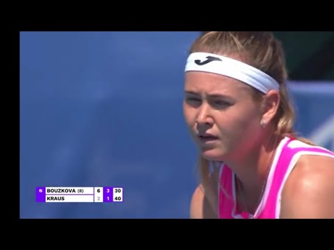 Live Tennis Maria Bouzkova vs Sinja Kraus Livesport Prague Open WTA