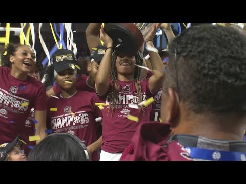 Lady Gamecocks basketball claws home SEC championship