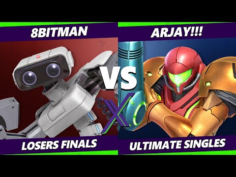 S@X 407 Online Losers Finals - 8BitMan (ROB) Vs. ARJAY!!! (Samus) Smash Ultimate - SSBU