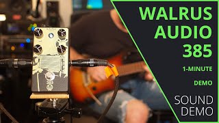 Video thumbnail for One Minute Sound Demo: Walrus Audio 385 Overdrive (no talking) by Guitar Bonedo
